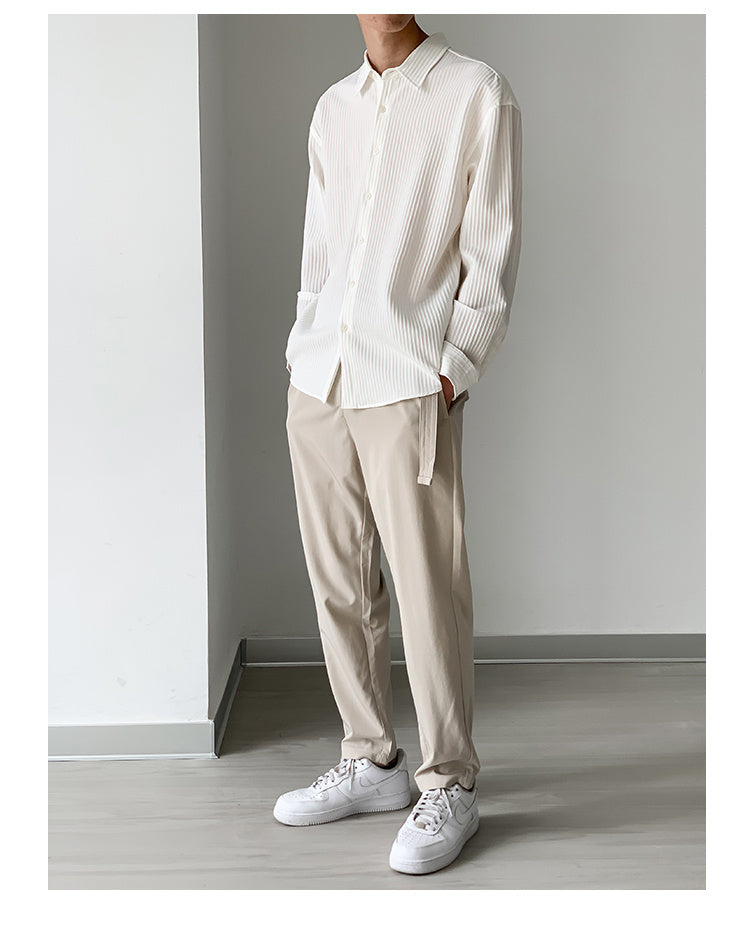 Mick – Chemise Décontractée Légère à Manches Longues