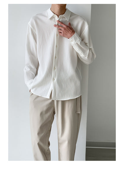 Mick – Chemise Décontractée Légère à Manches Longues