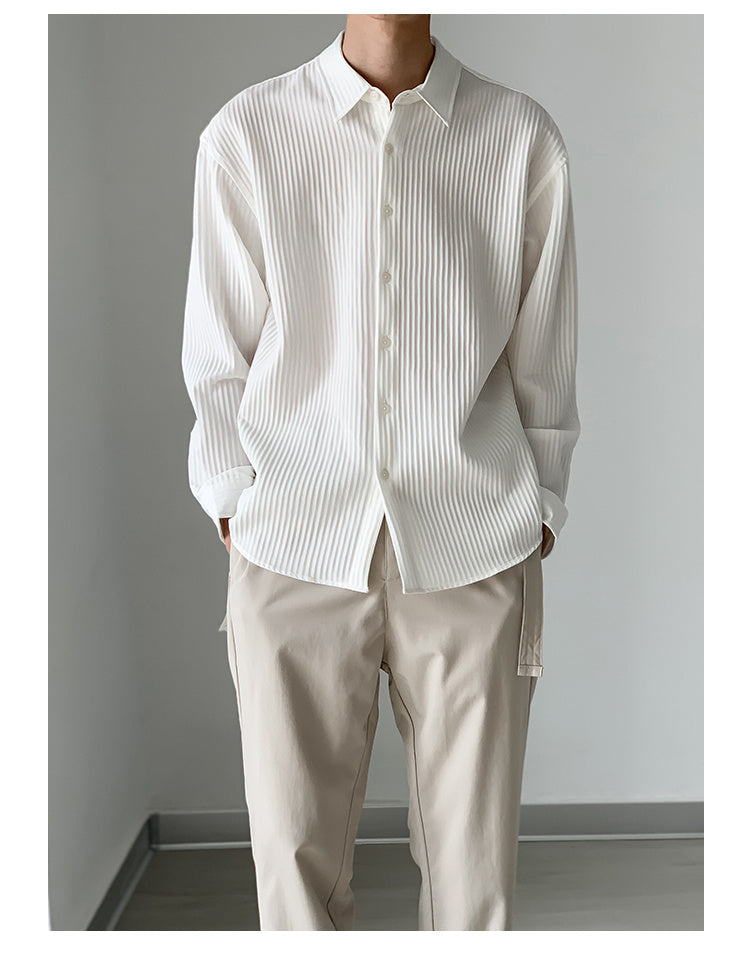 Mick – Chemise Décontractée Légère à Manches Longues