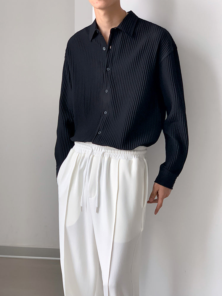 Mick – Chemise Décontractée Légère à Manches Longues