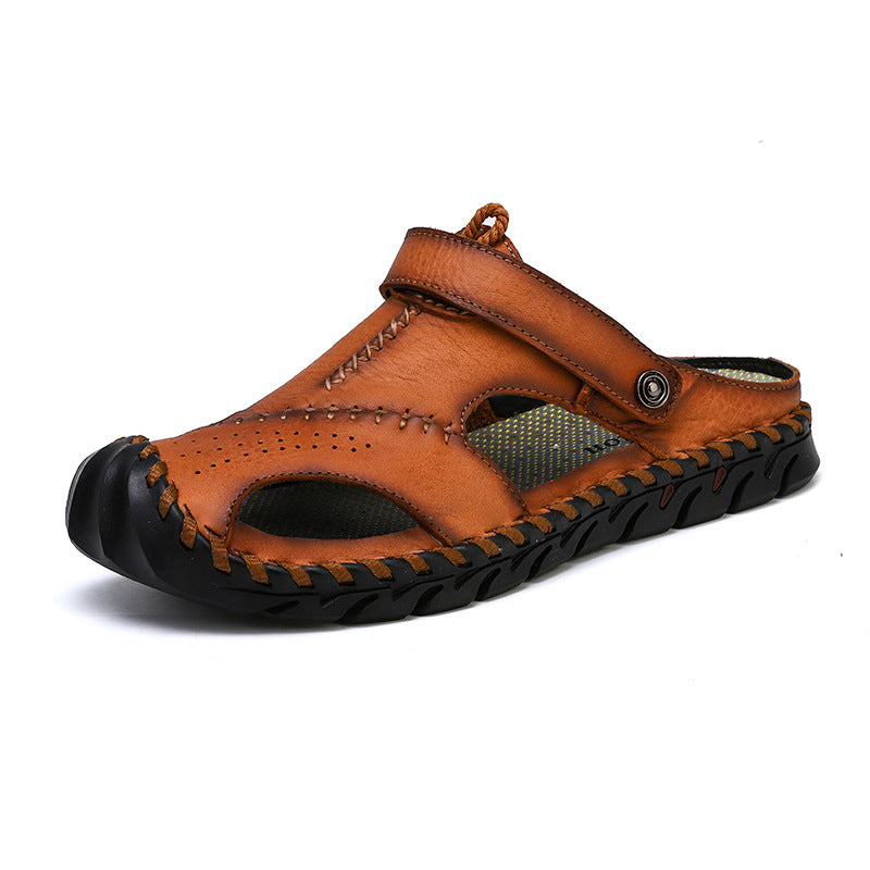 Leon – Chaussons Respirants en Grande Taille pour Hommes