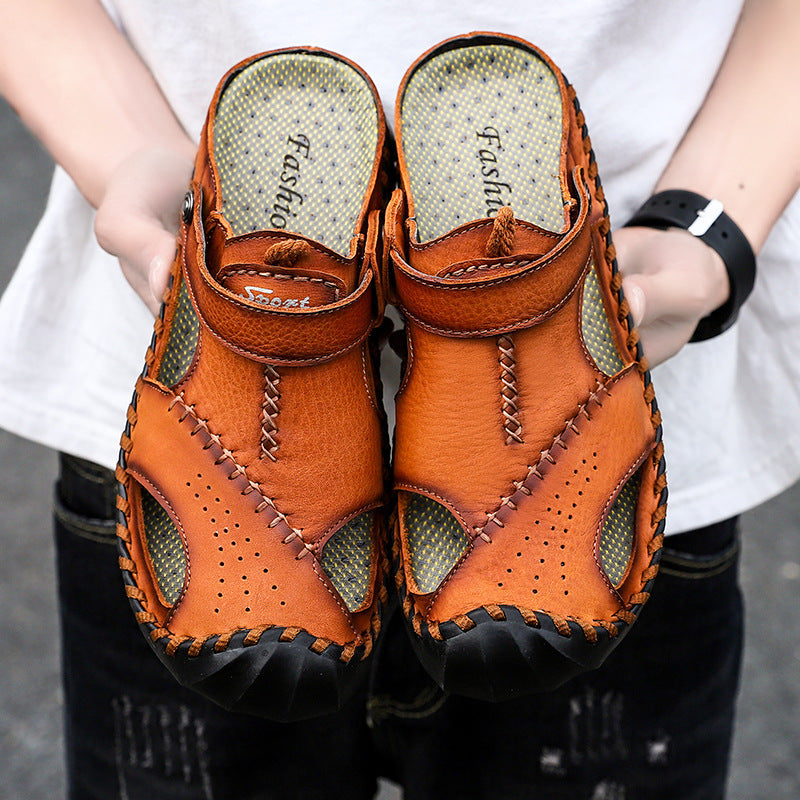 Leon – Chaussons Respirants en Grande Taille pour Hommes