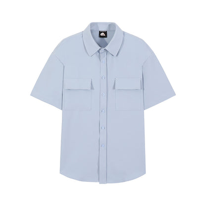 Mark – Chemise Décontractée à Manches Courtes Tendance Coréenne pour Hommes