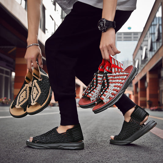 Jay – Sandales Tressées Décontractées pour Hommes