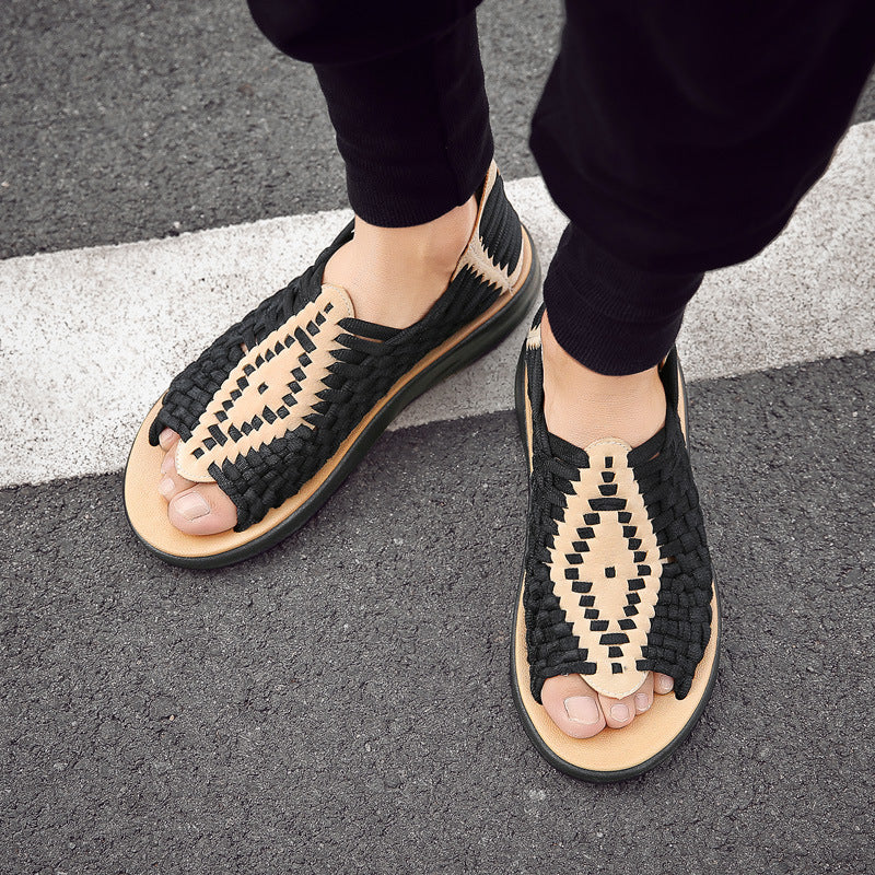 Jay – Sandales Tressées Décontractées pour Hommes