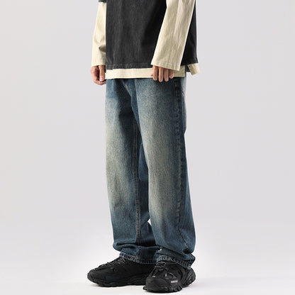 James – Pantalon Large en Jean Style Japonais