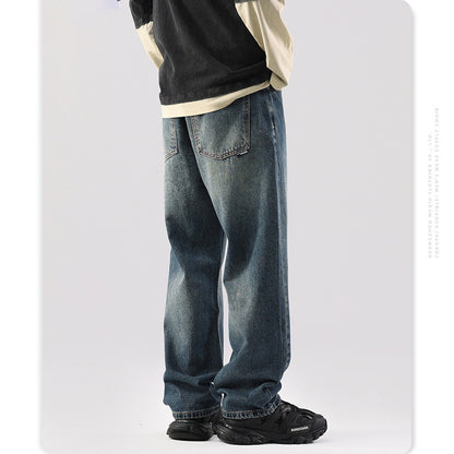 James – Pantalon Large en Jean Style Japonais