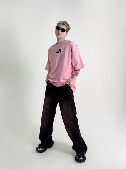 Jay – Jean Rouge Noir Décoloré