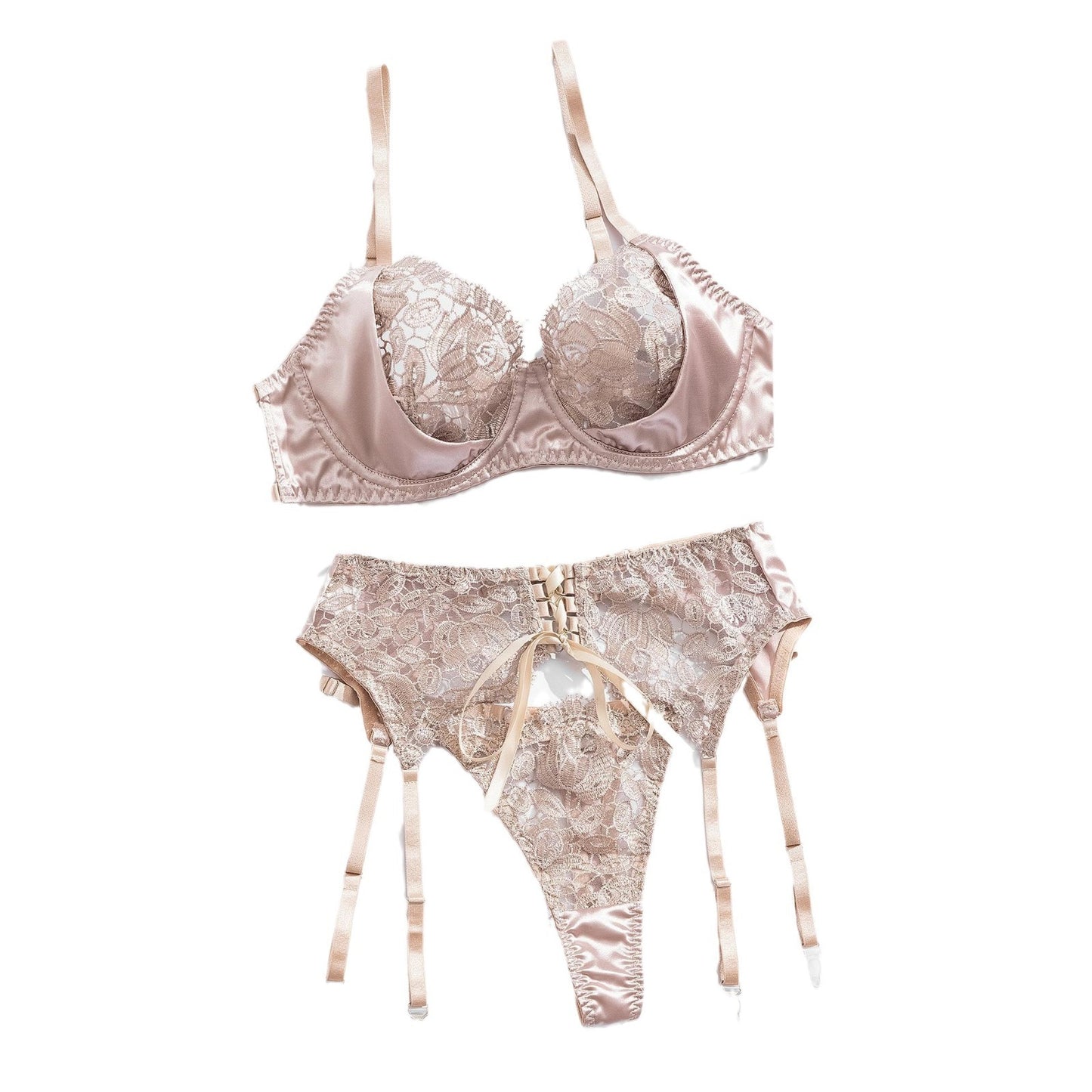 Jade – Ensemble de Lingerie Sexy avec Broderie Florale