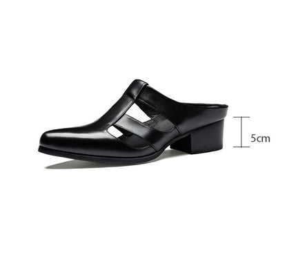 Percy – Chaussons en Similicuir Pointus pour Hommes