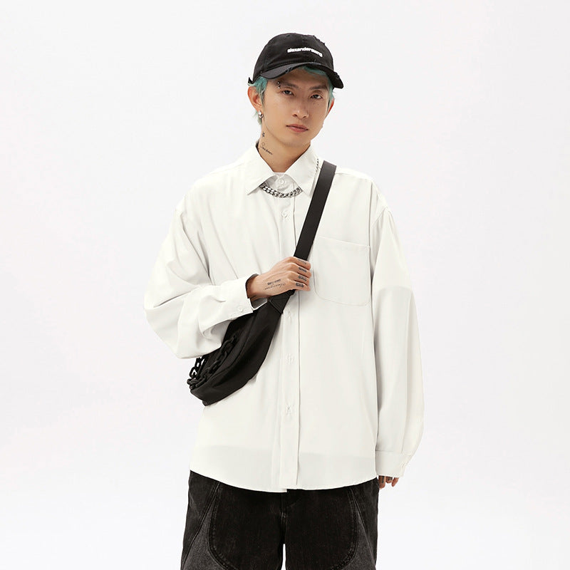 Steve – Chemise Style Japonais à Manches Longues