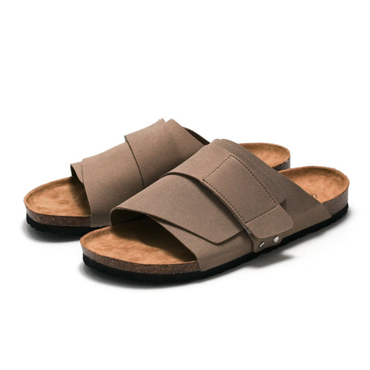 Rachael – Sandales en Liège à Surface en Cuir Vegan pour la Plage