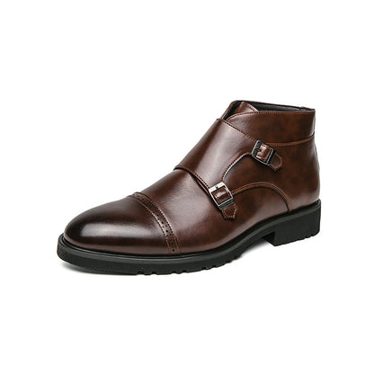 Kevin – Bottes Martin rétro en cuir vegan pour hommes