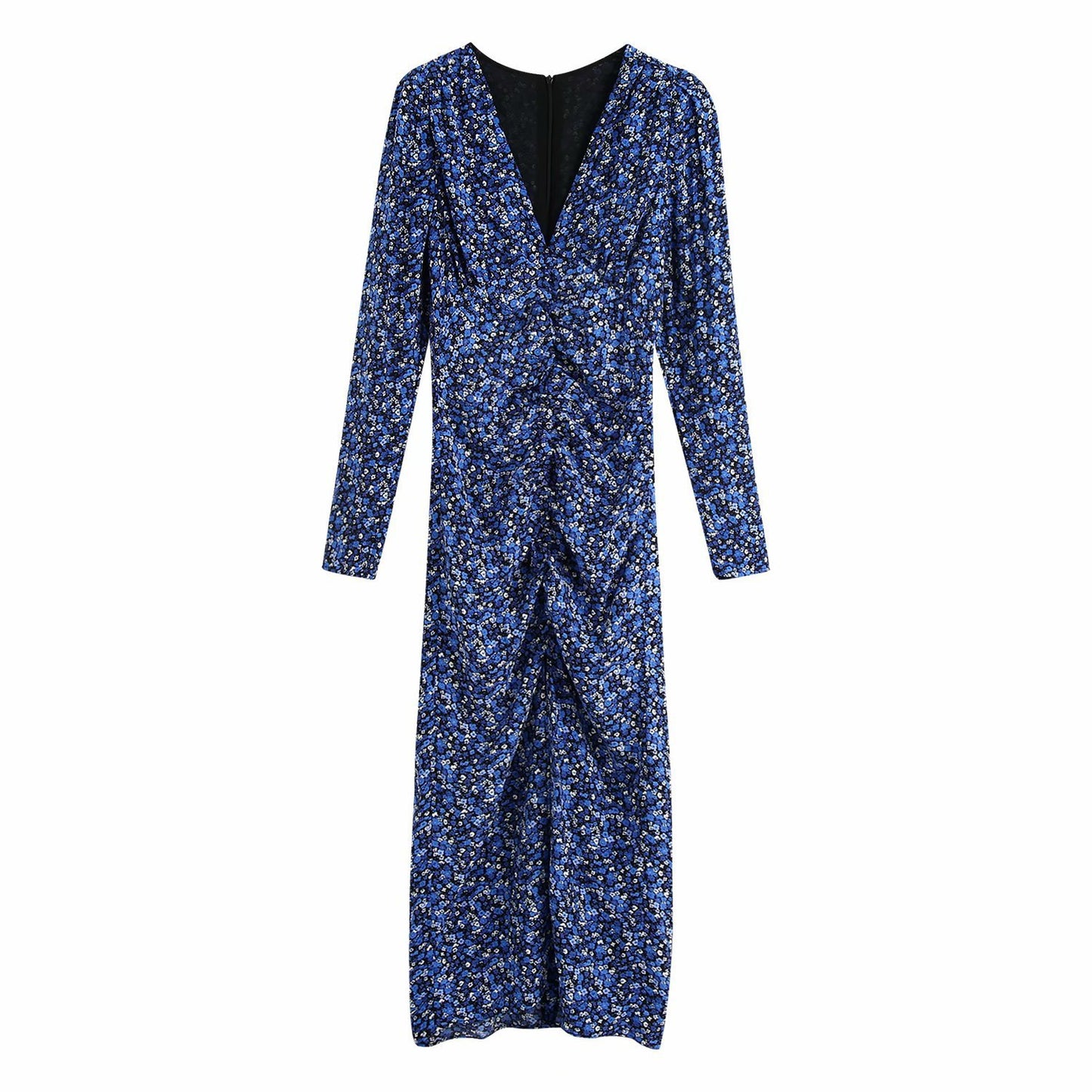 Heidi – Robe mi-longue à imprimé élégant