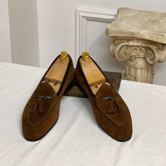 Jay – Mocassins Mode à Enfiler en Daim Premium