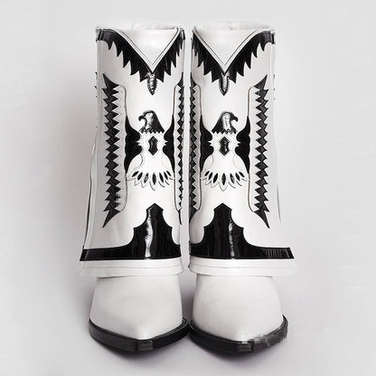 Margaret – Bottes à Talons Épais avec Pantyhauts pour Femmes