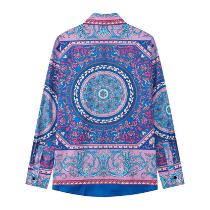 Alfred – Chemise Longue Bohème Vintage Décontractée pour Homme