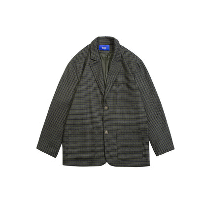 Ralph – Costume à Carreaux de Style Universitaire