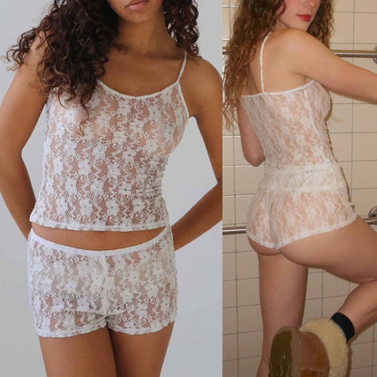 Natalie – Ensemble de Lingerie en Dentelle Transparente