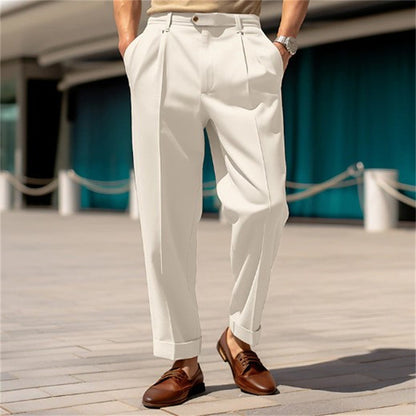 Colin – Pantalon Droit Confortable Taille Moyenne pour Homme