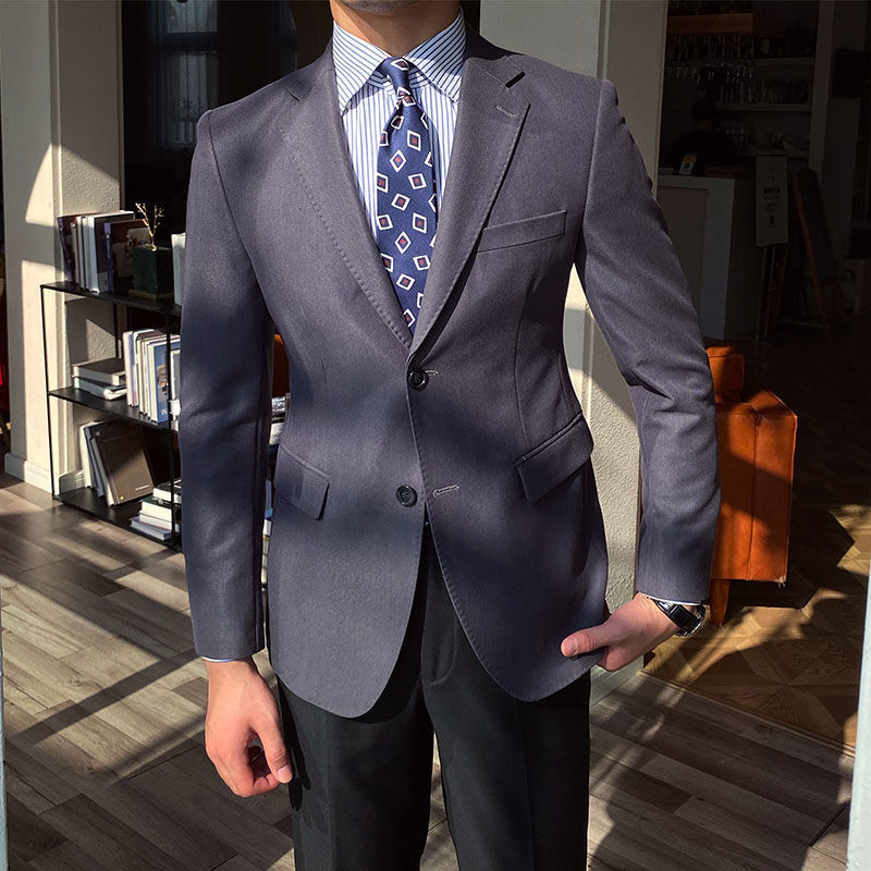 Laurence – Veste de costume à double boutonnage décontractée pour homme