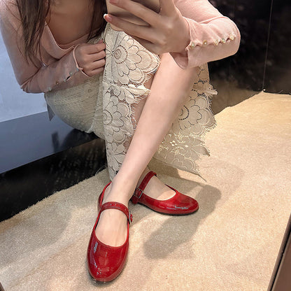 Juliet – Chaussures Plates Minimalistes avec Boucle