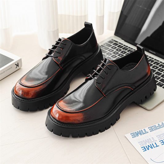 Mark – Chaussures décontractées à semelles épaisses et hauteur augmentée en cuir vegan