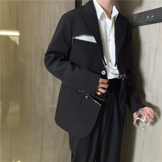 Justin – Costume décontracté avec fermeture éclair