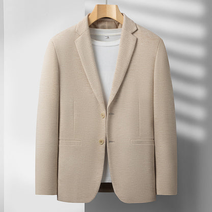 Howard – Veste de costume décontractée en spandex mélangé pour hommes