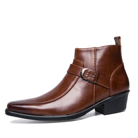 Desmond – Chaussures pointues en cuir vegan pour hommes