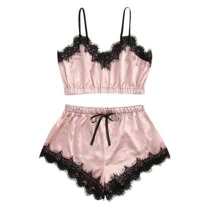 Rose – Ensemble de Lingerie Sexy sans Manches