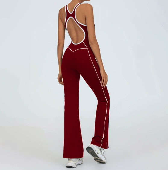 Emma – Combinaison Yoga Dos Nu Colorée