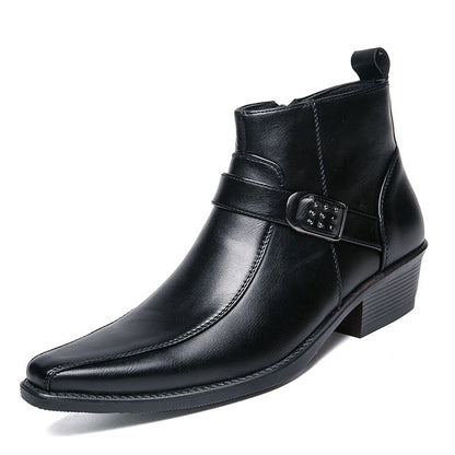 Desmond – Chaussures pointues en cuir vegan pour hommes