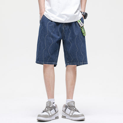 Jordan – Shorts en Denim Jacquard