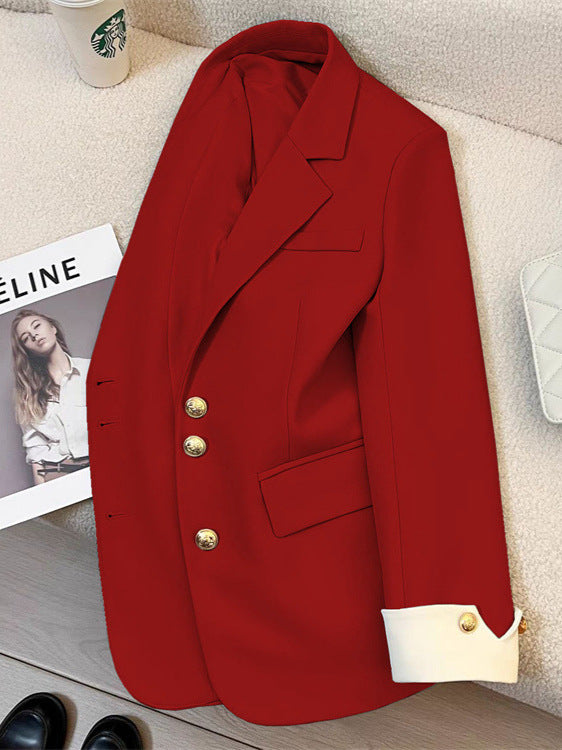 Jamie – Manteau de mode multicolore pour le printemps et l'automne