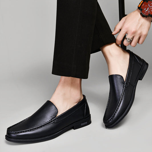 Anthony – Chaussures d'Affaires Respirantes en Cuir Vegan Blanc