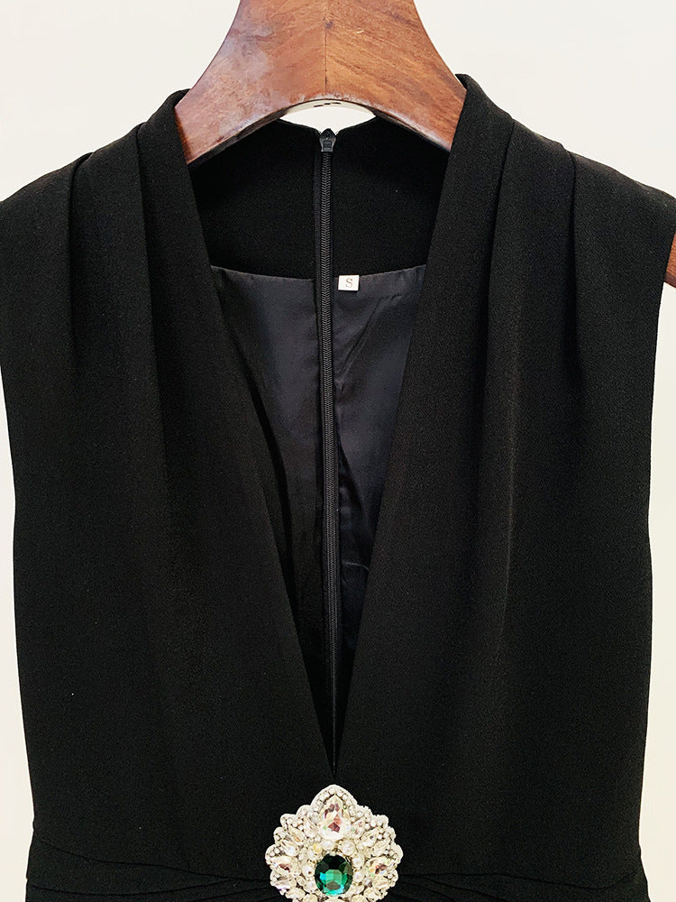 Jane – Combinaison sans manches avec perles et strass