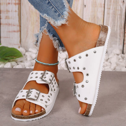 Kim – Chaussures de Plage à Semelle Épaisse avec Boucle