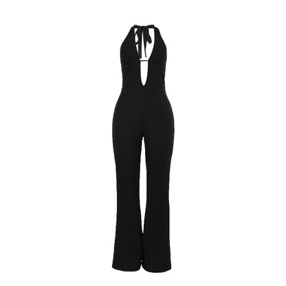 Lauren – Combinaison en Dentelle Slim Fit à Col V