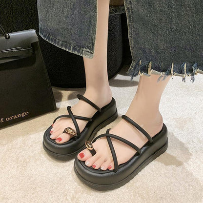 Lynda – Sandales Rétro à Plateforme pour Femmes