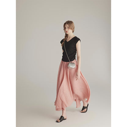 Anne – Robe d'Été Slim et Design Irrégulier