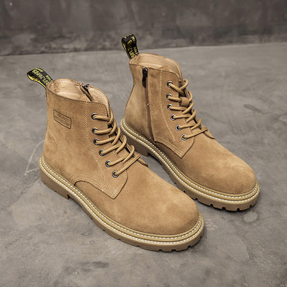 Jay – Bottes Réhaussantes Rétro en Cuir Vegan pour Hommes