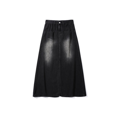 Tamara – Jupe en Jean Taille Haute à la Mode
