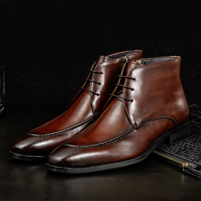 Marc – Bottes Hautes en Cuir Vegan pour Hommes