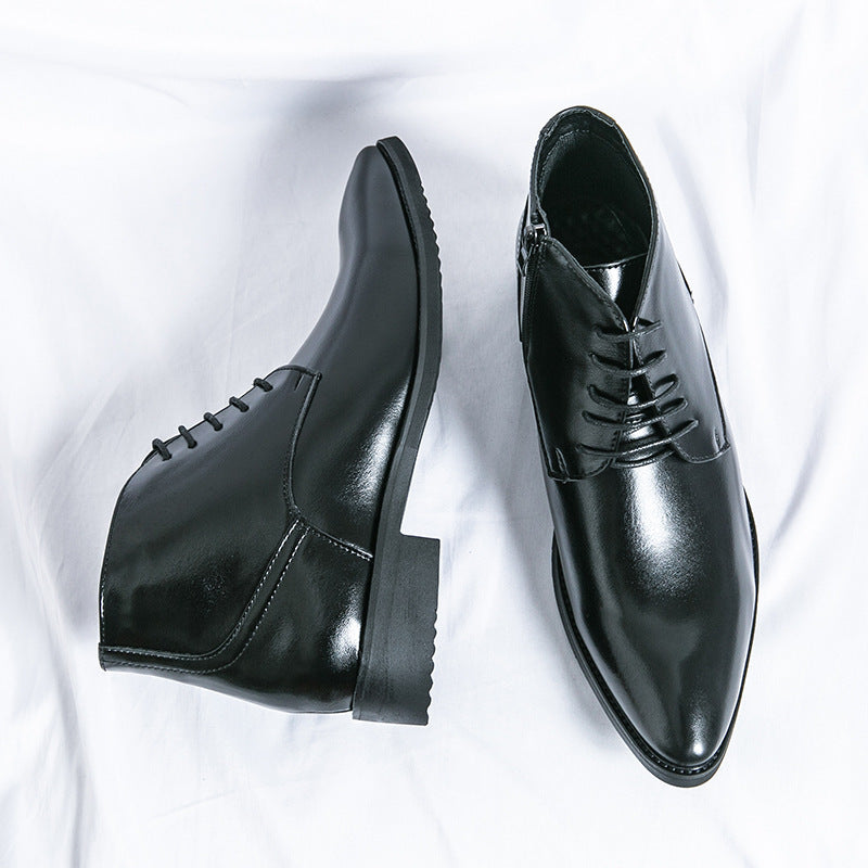 Elliot – Bottes Martin Hauteur Augmentée avec Fermeture Éclair