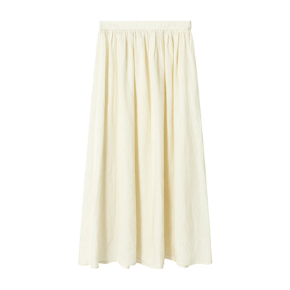 Betty – Jupe Plissée Parapluie en Tencel et Lin pour Femme