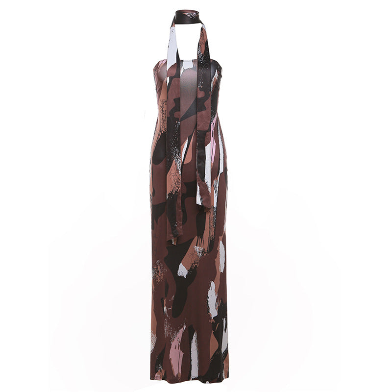 Leah – Robe Ajustée sans Épaules