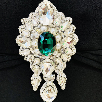 Jane – Combinaison sans manches avec perles et strass