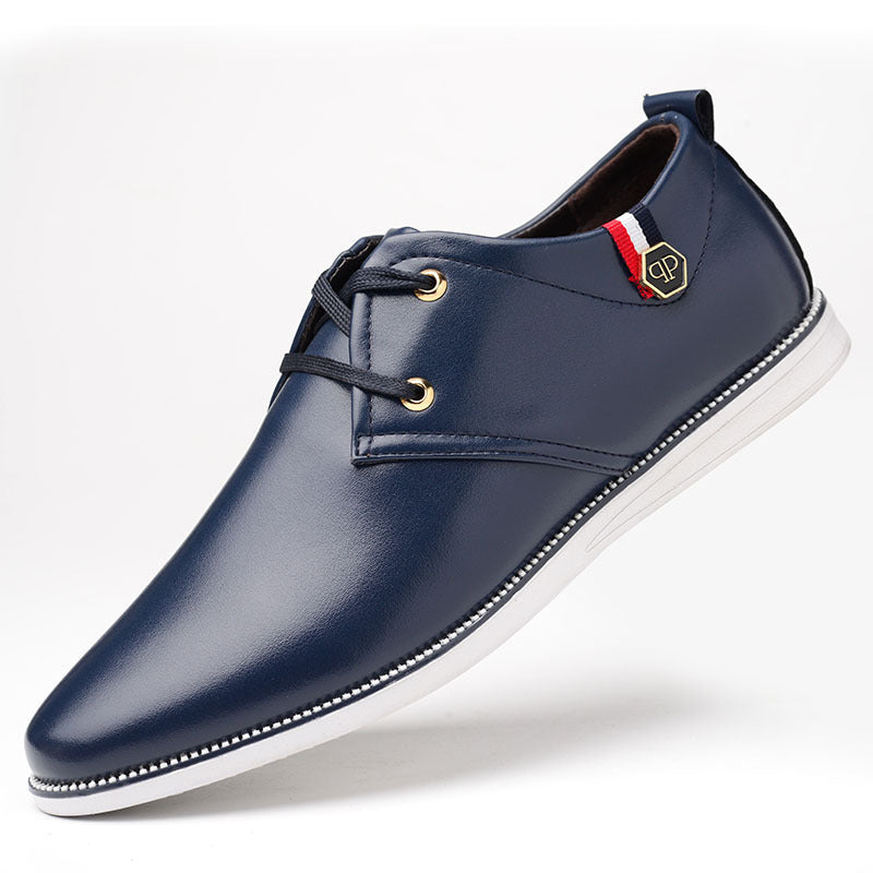 Bryan – Chaussures Respirantes en Cuir Végan avec Semelles Souples