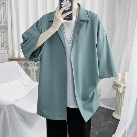 Katie – Chemise en Soie de Glace Port Style Décontracté